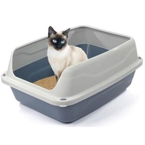 Kattebakke med ekstra høj kant