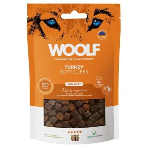WOOLF Soft Cubes Turkey. Godbidder til hunde
