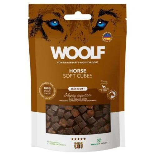 WOOLF Soft Cubes Horse. Små lækre Hundegodbidder