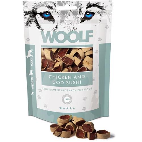 WOOLF Chicken and Cod Sushi. Lækreste godbidder til hunde