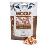 WOOLF Rabbit & Cod Triangle. Lækreste godbidder til hunde