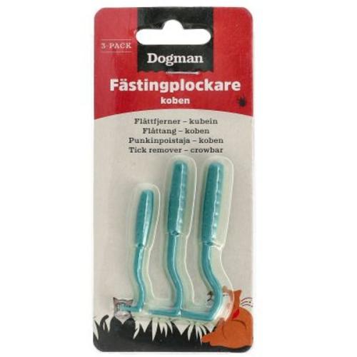 Flåtfjerner koben sæt – 3 størrelser til alle typer flåter.