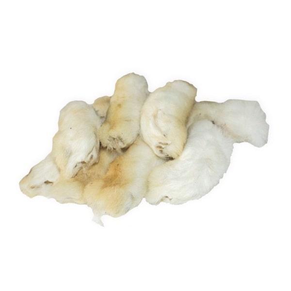 Kaninpoter med Pels 200 g – Naturlige snacks til hunde