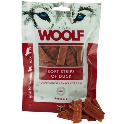 WOOLF Soft Strips of Duck. Godbidder Til din hund