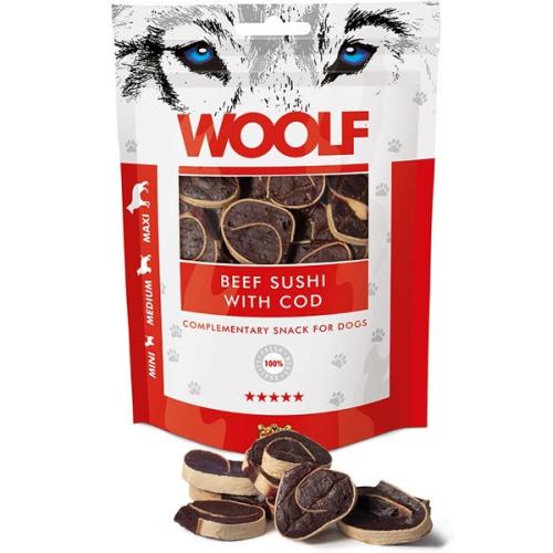 WOOLF Beef Sushi with Cod. Godbidder Til din hund