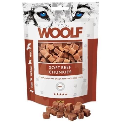 WOOLF Soft Beef Chunkies. Godbidder Til din hund