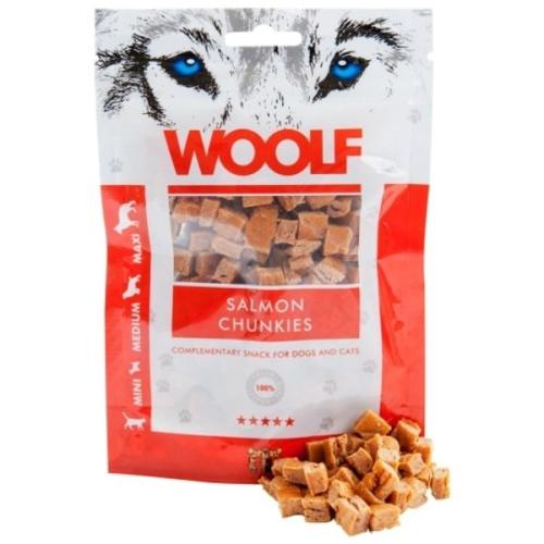 WOOLF Salmon Chunkies. Godbidder Til din hund