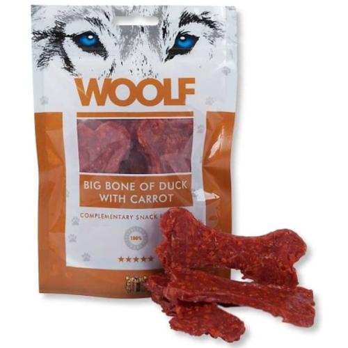 WOOLF Big Bone of Duck with Carrot. Godbidder din hund vil elske