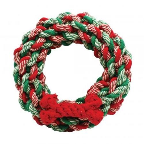 Trække- og tyggelegetøj i flettet reb