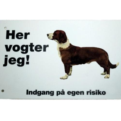 Her vogter jeg! Drever skilt