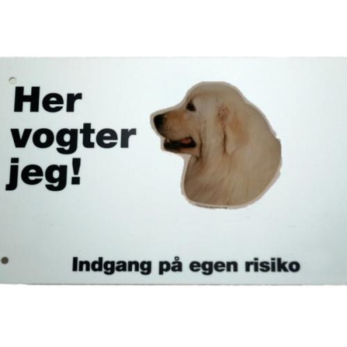 Her vogter jeg! Maremma skilt