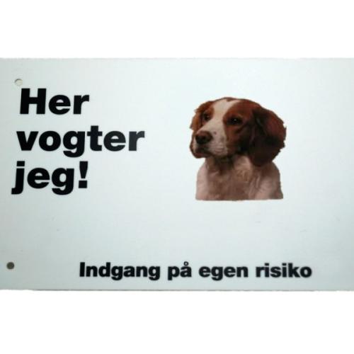 Her vogter jeg! Breton skilt