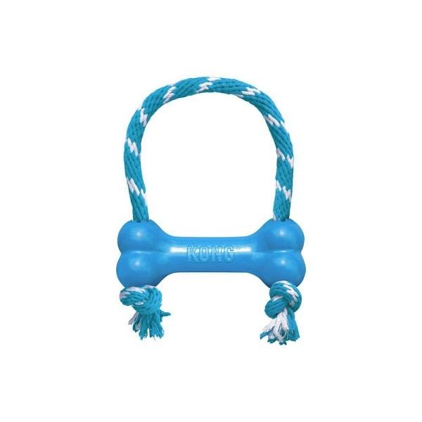 KONG Puppy Goodie Bone – lindrer hvalpetænder og giver sjov leg