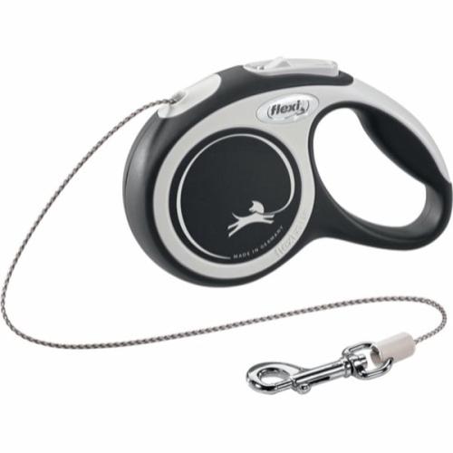 Sort Flexiline New Comfort snor. Op til 8 kg. Xsmall 3 m line