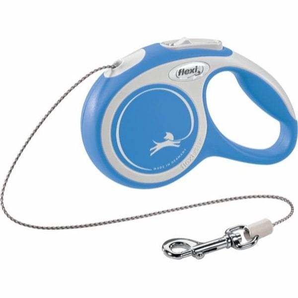 Blå Flexiline New Comfort snor. 3 meter - max 8 kg