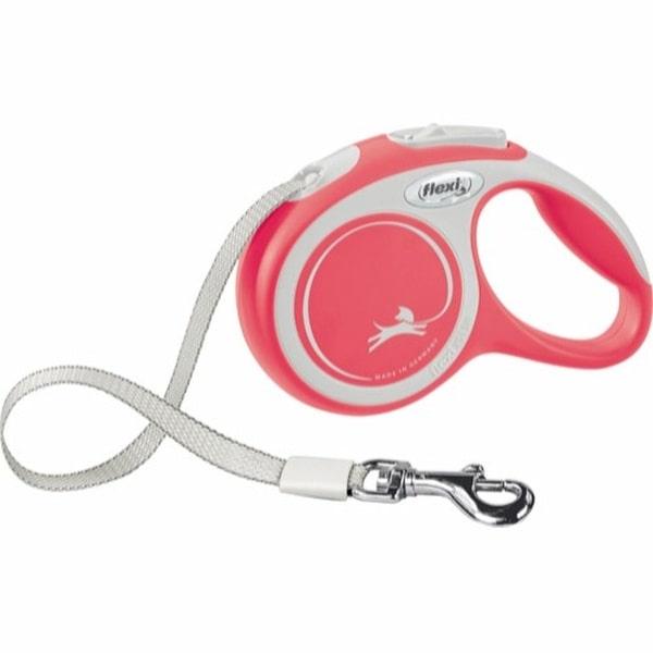 Rød Flexiline New Comfort bånd. 5 meter - max 60 kg.