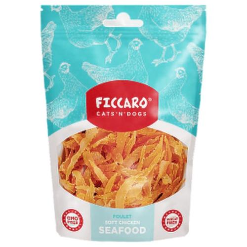 Ficcaro Soft Chicken Seafood – Bløde snacks til hunde