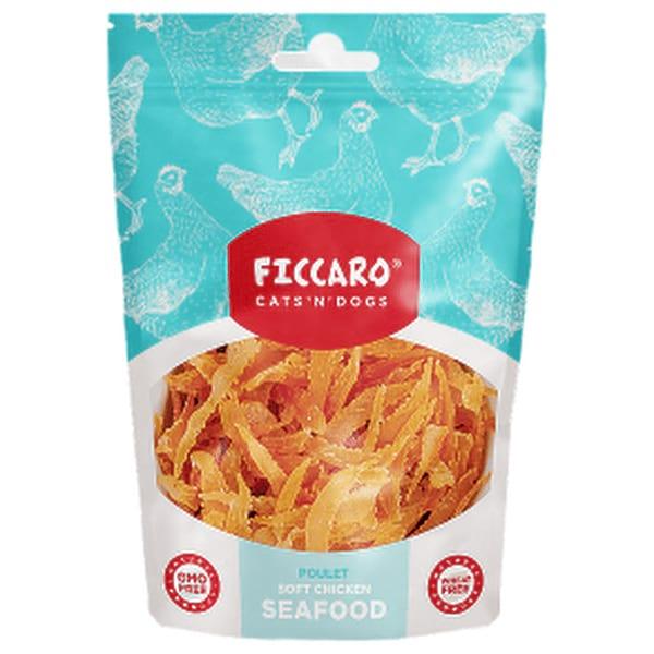 Ficcaro Soft Chicken Seafood – Bløde snacks til hunde