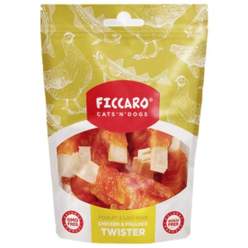 Ficcaro Chicken & Pollock Twister – Lækre godbidder til hunde