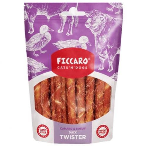 Ficcaro Duck Twister – Proteinrig hundesnack