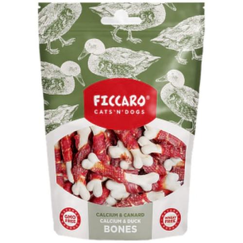 Ficcaro Calcium & Duck Bones – Smagfulde godbidder til hunde