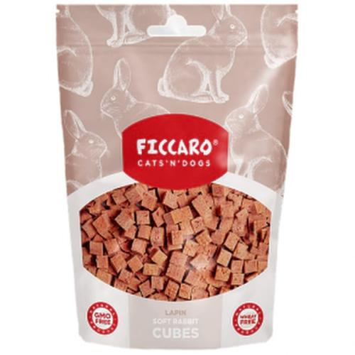 Ficcaro Soft Rabbit Cubes – Naturlige snacks til hunde