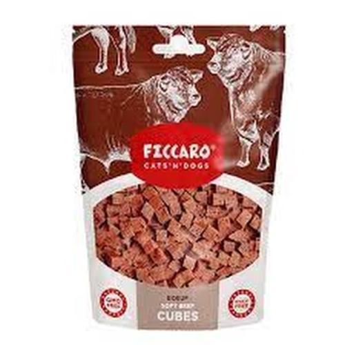 Ficcaro Soft Beef Cubes – Naturlige snacks til hunde