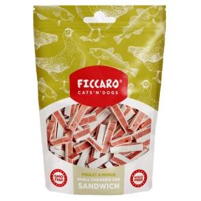 Ficcaro Small Chicken & Cod – Naturlige snacks til hunde