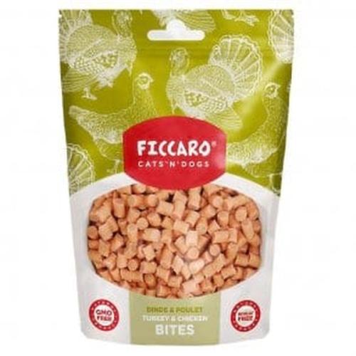 Ficcaro Turkey & Chicken Bites – Naturlige snacks til hunde