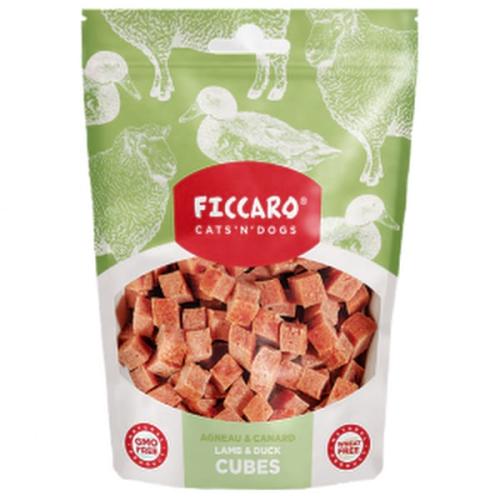 Ficcaro Lamb & Duck Cubes – Naturlige godbidder til hunde