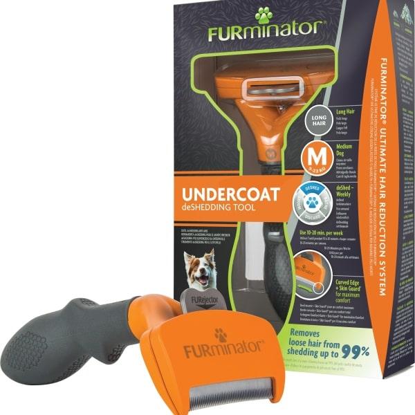 FURminator Medium til mellemstore hunde med lang pels