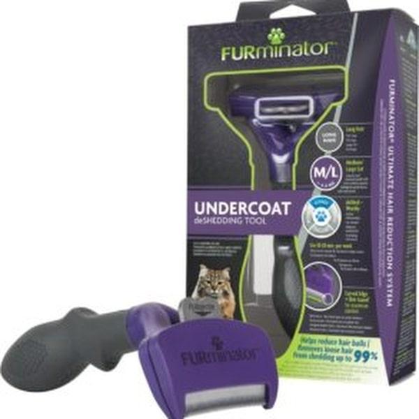 FURminator til store katte med lang pels.