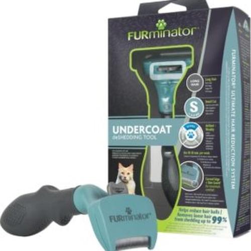 FURminator til små katte med lang pels.