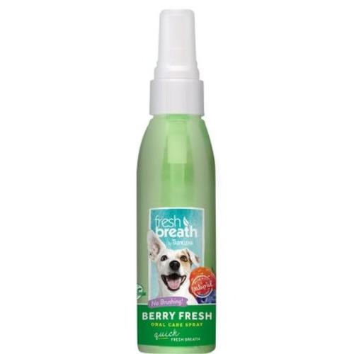 TropiClean Fresh Breath Dental Spray i bærsmag