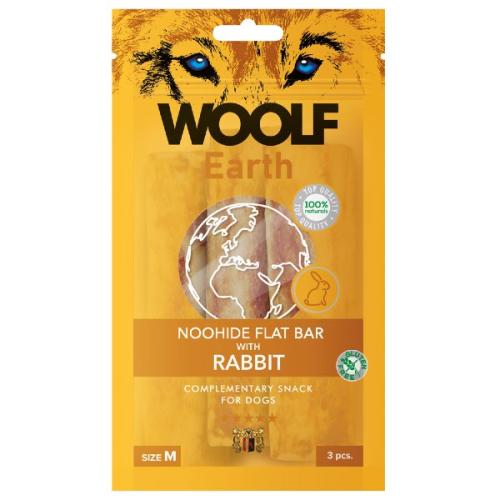 Woolf Earth NooHide FlatBar Kanin. Godbidder din hund vil elske