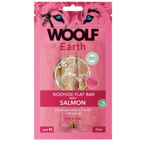 Woolf Earth NooHide FlatBar Laks. Godbidder din hund vil elske