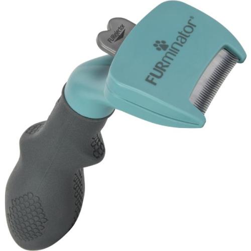 Effektiv FURminator til skånsom pelspleje af små katte.