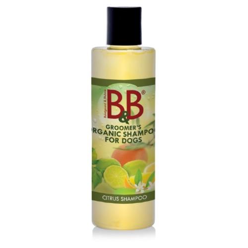 B&B Økologisk Citrus Shampoo – opfriskende og plejende til hundepels