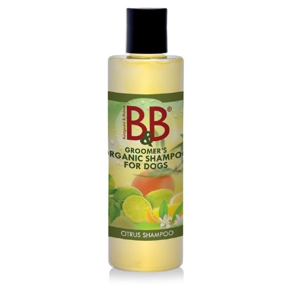 B&B Økologisk Citrus Shampoo – opfriskende og plejende til hundepels