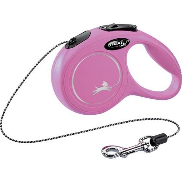 Flexi New Classic snor til hunde og katte – ergonomisk og fleksibel, pink