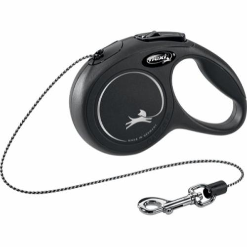 Flexi New Classic snor til hunde og katte – ergonomisk og fleksibel, sort