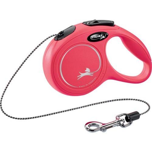 Flexi New Classic snor til hunde og katte – ergonomisk og fleksibel, rød