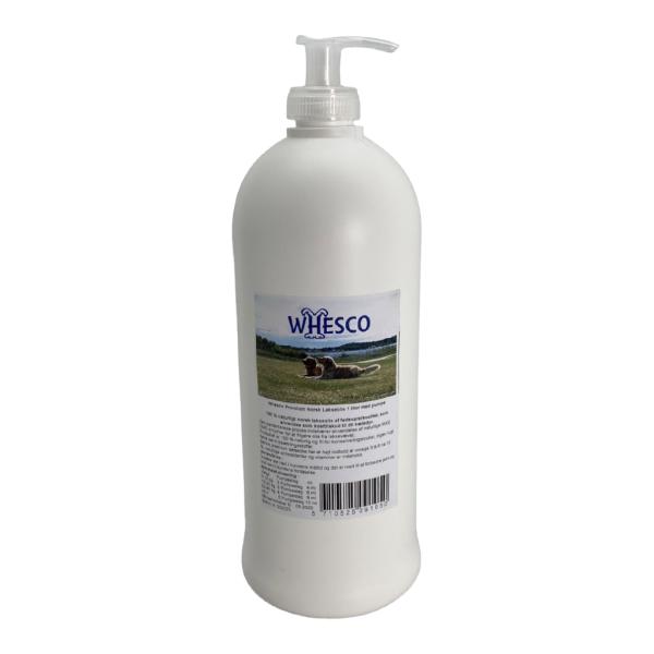 Naturlig norsk lakseolie fra Whesco – 1 liter, rig på Omega-3 og Omega-6