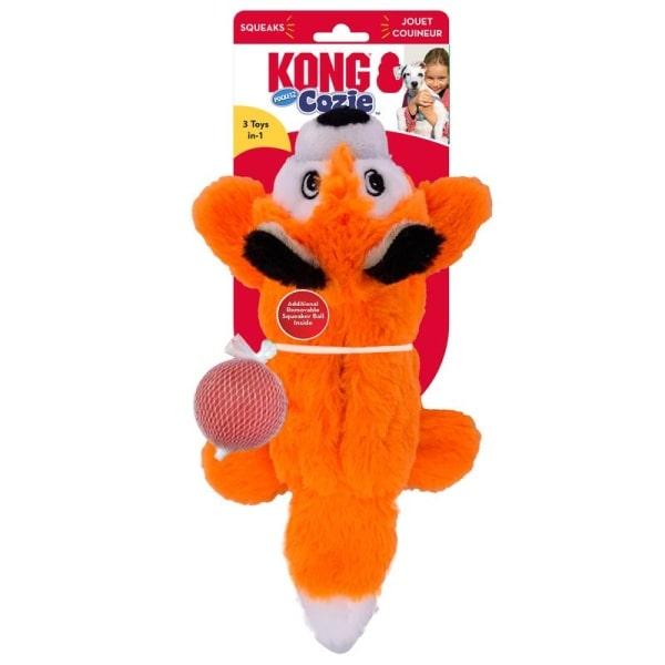 Hyggelig ræv fra KONG, perfekt til små og mellemstore hunde