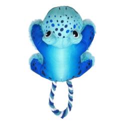 KONG Cozie Tuggz Frog. Sjovt hundelegetøj