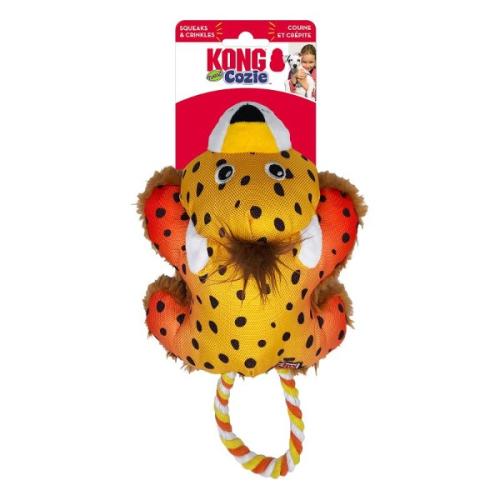 KONG Cozie Tuggz Cheetah. Sjovt hundelegetøj