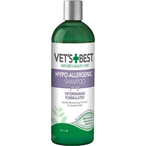 Vets Best Shampoo. Skånsom pleje til følsom og tør hud