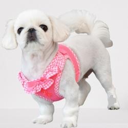 Puppia Vivien hundesele med sløjfe – Stilfuldt og funktionelt design