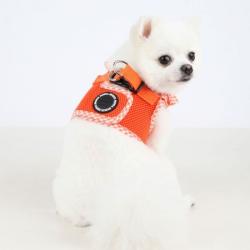 Puppia Vivien hundesele med sløjfe – Stilfuldt og funktionelt design