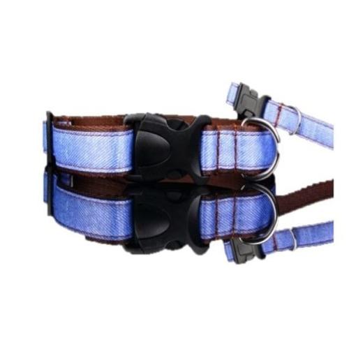 Dog and Jeans halsbånd – Slidstærkt og stilfuldt i mørkeblå denim